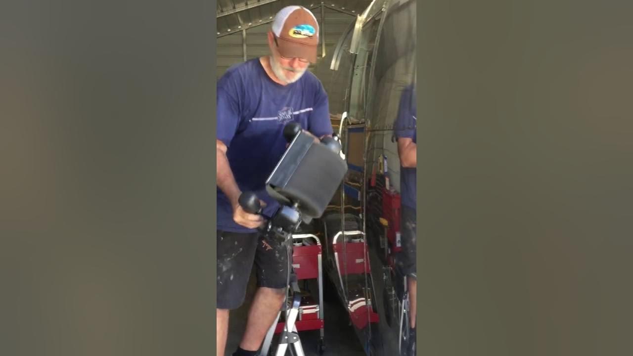 First cut Airstream polishing with the BuffPro Buffer. YouTube
