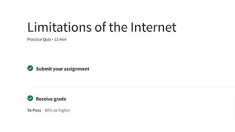 Limitations of the Internet | Coursera Google IT support 2023