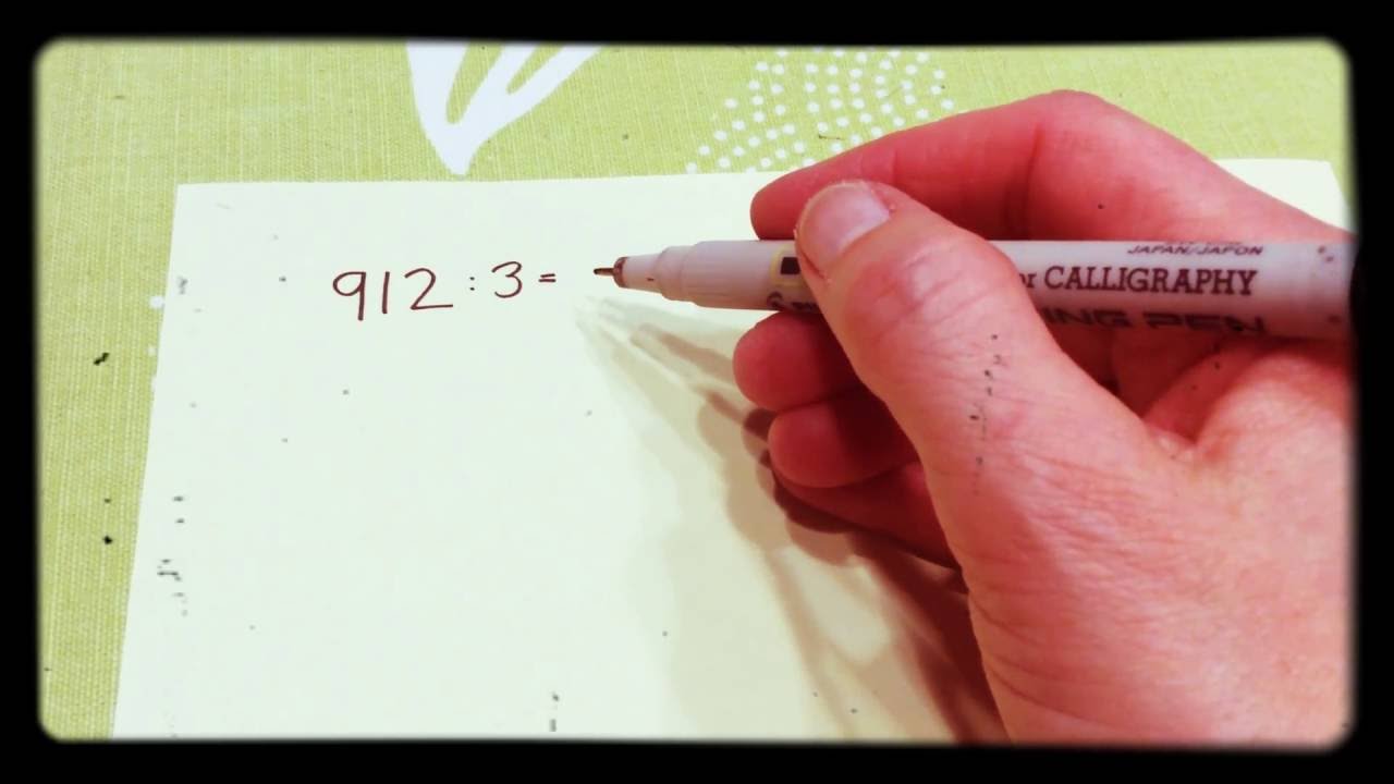 Jakolaskua allekkain, ilman kulmaa