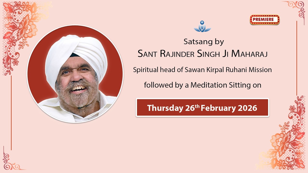 Satsang By Sant Rajinder Singh Ji Maharaj - Feb 26, 2026