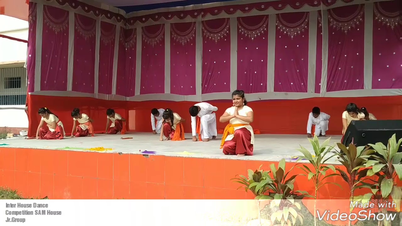 SR DAV Public School Inter House Dance Competition-2018 - YouTube