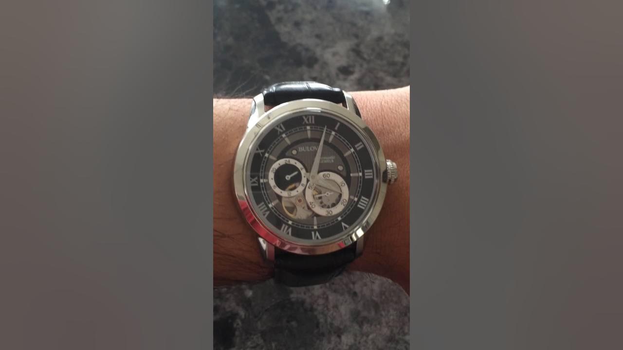 Bulova 96A135 jewels watch. YouTube men\'s 21 automatical - mechanical