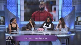 LeBron James Celebrates Himself