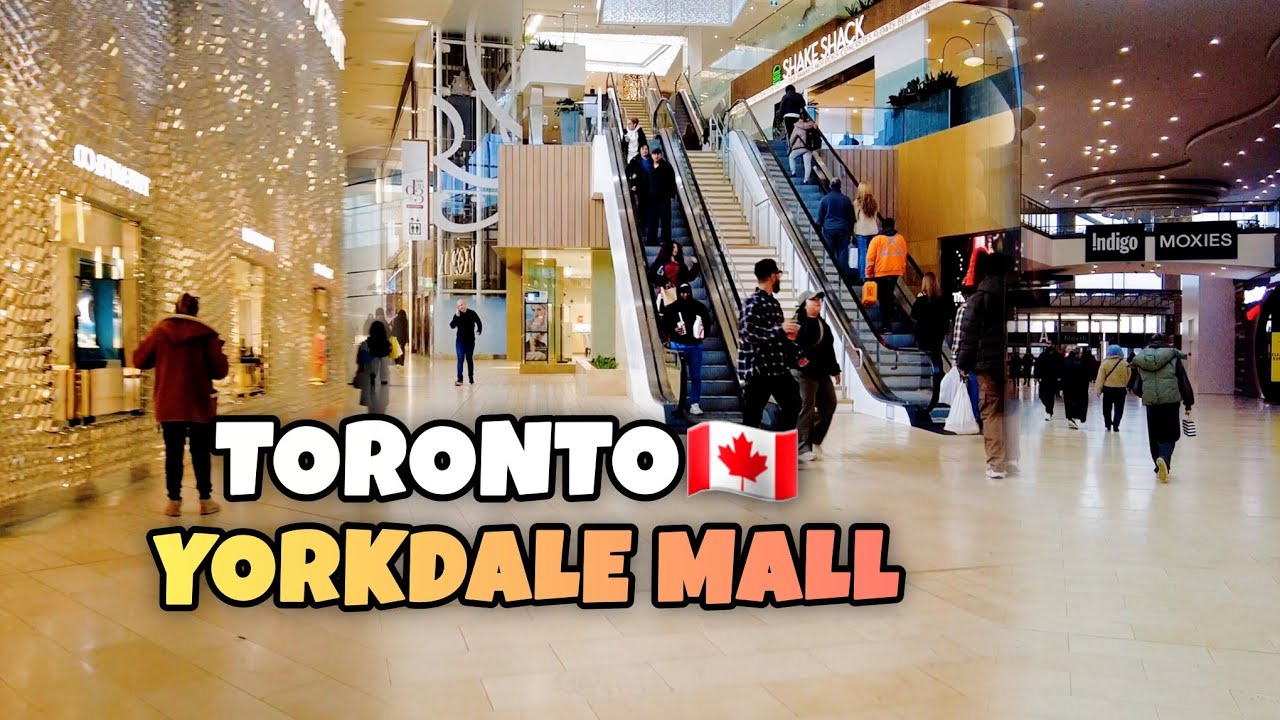 Toronto Yorkdale Shopping Centre Mall, Toronto Canada 4k
