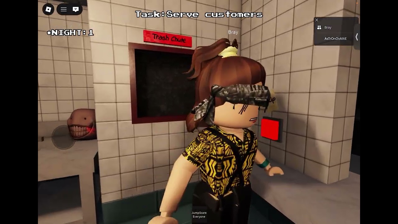 Making smoothies for our friends but it’s a horror game