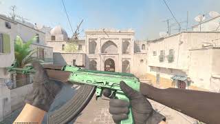 AK-47 Wintergreen (Well-Worn) In Game Showcase - Boreal Collection | CS2