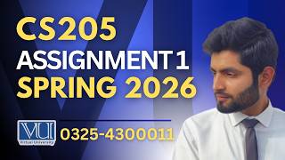 🔴CS205 assignment 1 solution 2026 | CS205 assignment 1 solution spring 2026