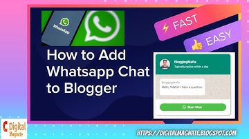How to integrate WhatsApp Live chat in blogger website #WhatsApplivechat #livechat #blooger #blog