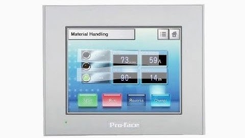 HMI settings Proface