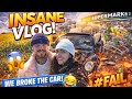 WE BROKE OUR CAR TRYING THIS… 😳🚗💥 (Daily Challenge Gone Wrong)