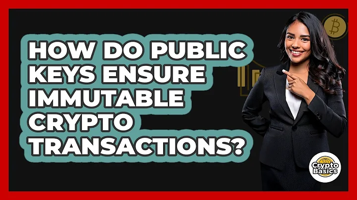 How Do Public Keys Ensure Immutable Crypto Transactions? - CryptoBasics360.com