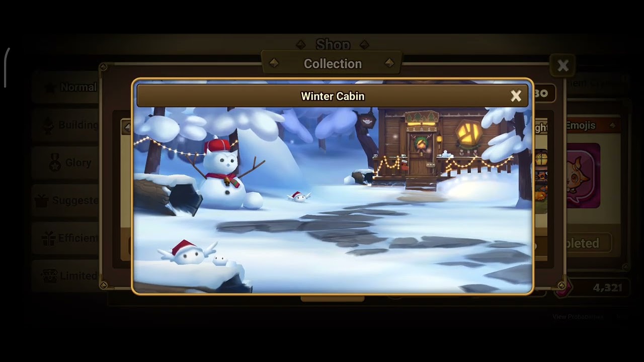 🌬☃️★Normal ◆ Shop ◆ Ancient Coin, Collection Holiday "Winter Cabin", will be Also☃️🌬 - Summoners War