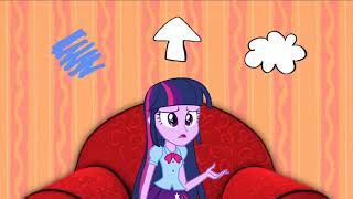 Blues Clues And Twilight Sparkle Thinking Time - Blues Book Nook 4X18 Version