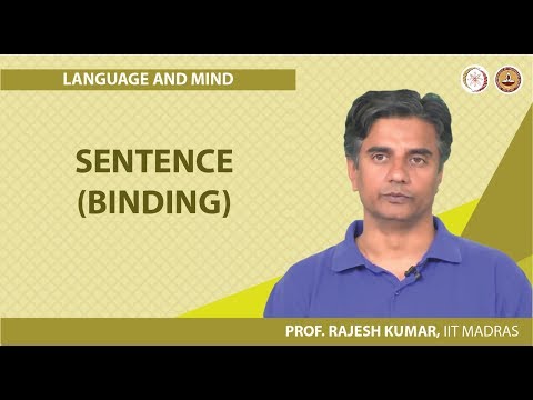 Sentence   (binding)