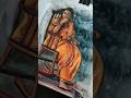 Watercolor human figure study 🥰🥰 #art #shorts #viral #painting #shortsart #satisfying