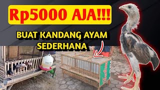 Download Lagu CUMA 5000 AJA!!! MEMBUAT KANDANG AYAM SEDERHANA DARI BAMBU BEKAS MP3