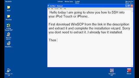 How to SSH into your iPod Touch or iPhone 2.2.1 2nd Gen