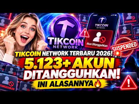TIKCOIN 5.123+ AKUN TIKCOIN DITANGGUHKAN! 🚨 SISTEM MULAI BERTINDAK? 🔥 UPDATE TERBARU 2026