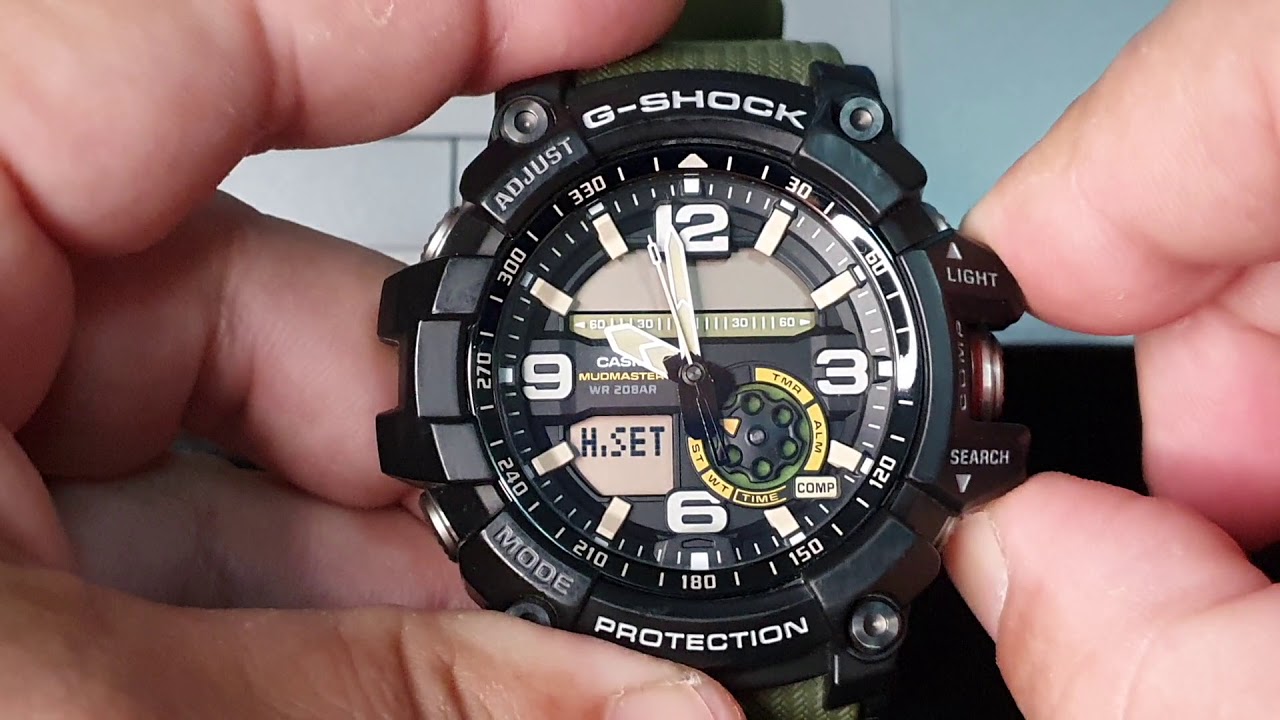 Hora Analogica Nao E A Mesma Que A Digital Ajuste H Set Casio G Shock Gg 1000 Youtube