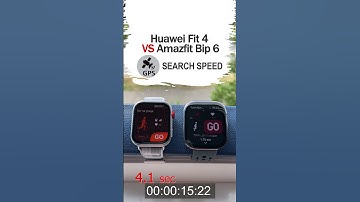 GPS search speed Huawei Fit 4 vs Amazfit Bip 6 #huaweiwatchfit4 #amazfitbip6