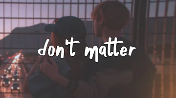 lauv - don't matter (lyric video)