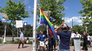 Capital Pride Flag Raising-Raising the Flag-Ottawa-2019