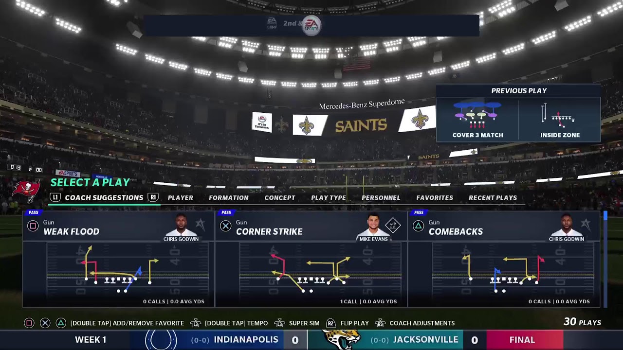 Buccaneers@saints week 1 drew brees vs tom brady