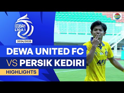 89h x amo188 - Dewa United FC VS PERSIK Kediri - Highlights | BRI Liga 1 2024/25
