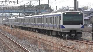 試9663M E531系 K417編成 草野駅到着