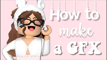 How to make a GFX! || ROBLOX (Blender 2.82)