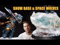 Painting Space Wolves & UNIQUE SNOW BASE - Painting for a Competition & How to make snow base