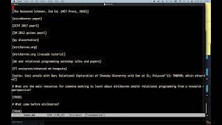Will's Big Bad Boring Braindump on Relational Programming - Part 6 Profile
