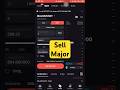 How sell major on bitget #majorwithdraw #airdrop #shorts