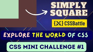 CSS Mini Challenge #1 || Simply Square || Tutorial In Tamil