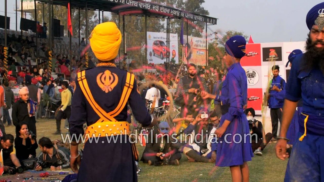 Sikhs demonstrate Gatka martial arts in Ludhiana YouTube