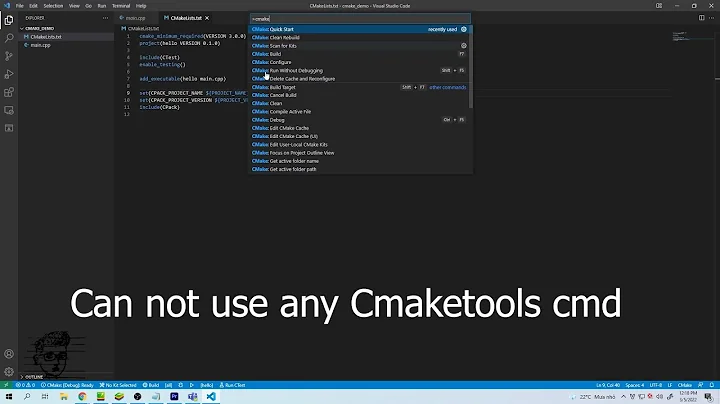 Cmake tools Visual studio code cannot find kits