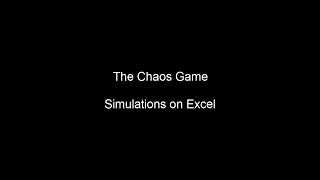 The Chaos Game - on Excel