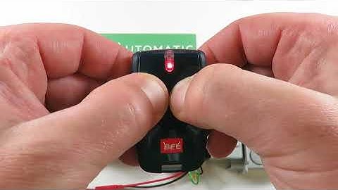 How to program new BFT compatible remote control from existing remote control