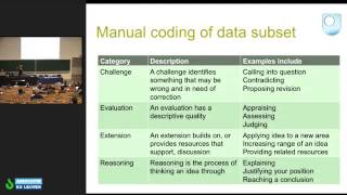 LAK '13: An Evaluation of Learning Analytics To Identify Exploratory Dialogue in Online Discussions