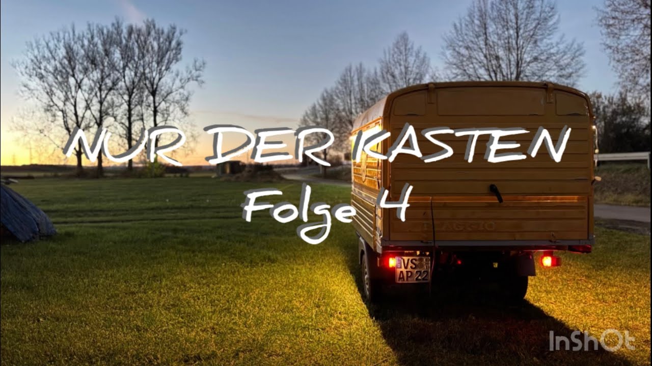Piaggio APE P501 „ NUR DER KASTEN … Folge 4 „