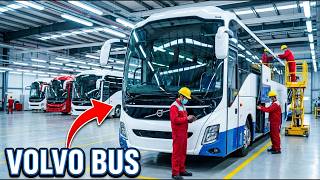 Dentro de la fábrica de autobuses Volvo:Proceso de fabricación de autobuses modernos Proceso complet