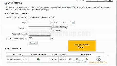 How to Create a POP email account in cPanel by iPwebGroup.com
