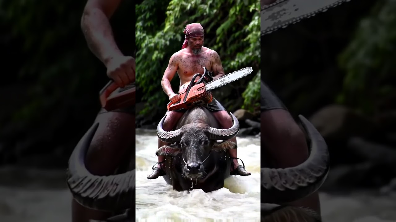 operator chainsaw vs Buffalo monster 