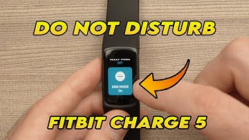 Fitbit Charge 5: How to Turn ON & OFF Do Not Disturb DND Mode