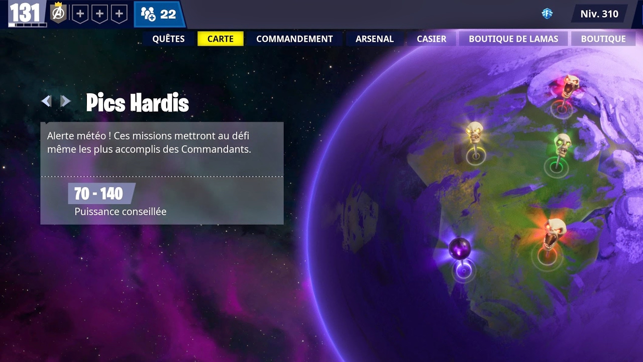 Aide missions/défense de base/roi mythique sauver le monde fortnite