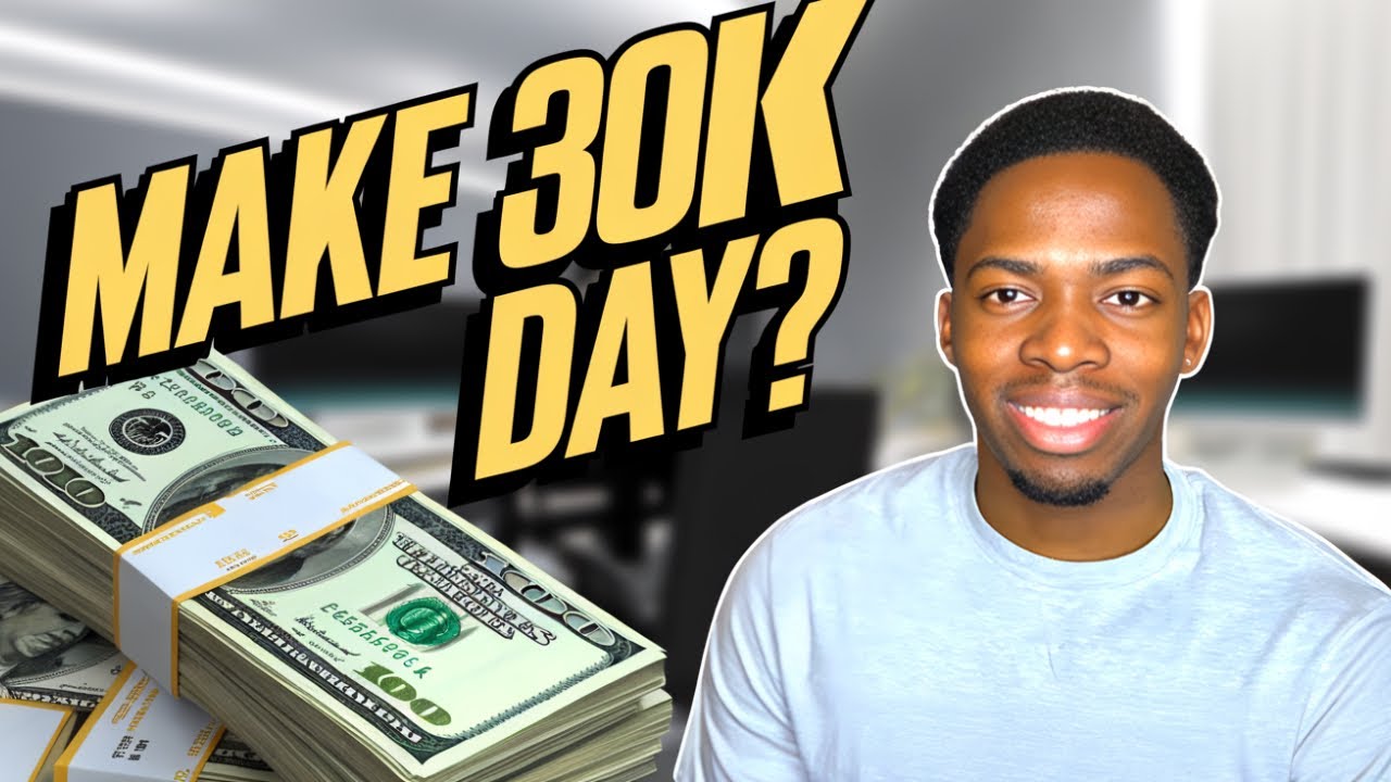 Can I Really Make 30k A Day? - YouTube