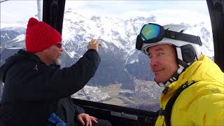 Bob Skiing the Alps