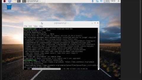 Installation of TensorFlow on Raspberry Pi