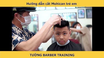 Hướng dẫn cắt Mohican trẻ em