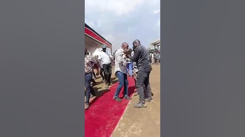 FAROUK KIBET SPOTTED THROWING JOHN MBADI OUT OF RED CARPET AFTER GACHAGUA CO PRESIDENT REMARKS